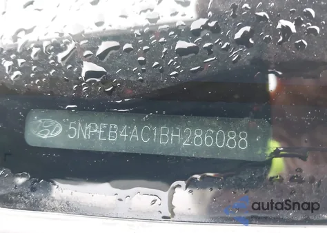 2011 Hyundai Sonata Gls z USA, uszkodzony, nr VIN 5NPEB4AC1BH286088